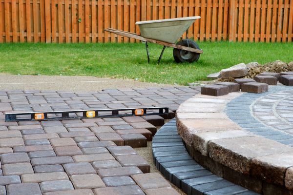 Patio Brick Installation in West Bloomfield